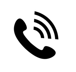 Wall Mural - telephone icon vector with simple design.voice call icon