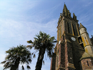 Canvas Print - Saint-Pierre Saint-Louis church in Bédée village 