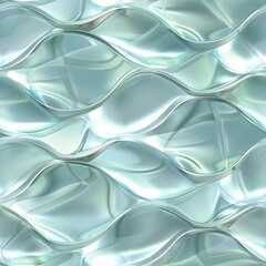 Poster - A seamless pattern showcasing photo realistic glass textures such as smooth and frosted glass