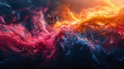 abstract background colorful clouds