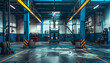 © Oleksiy - Empty workshop with a lift in a car repair station
