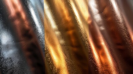 Poster - A metallic gradient with shimmering shades of gold, silver, and bronze, adding a touch of luxury and elegance.