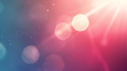 Poster - A minimalist gradient background with a subtle lens flare overlay, achieving a clean and modern aesthetic.