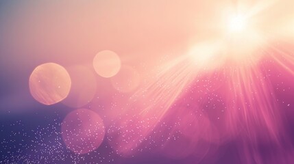 Poster - A minimalist gradient background with a subtle lens flare overlay, achieving a clean and modern aesthetic.