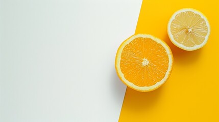 Poster - A minimalist graphic design featuring a bold yellow text on a clean white background.