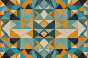 Wall Mural - seamless geometric pattern