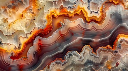 mesmerizing agate gradient a captivating geological masterpiece of natural beauty and symmetry