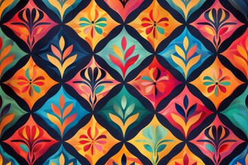 Poster - Abstract Floral Pattern