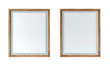 two frames on a wall