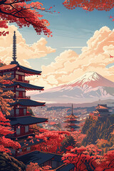 Wall Mural - Serene Serenity - Kiyomizu-dera Temple