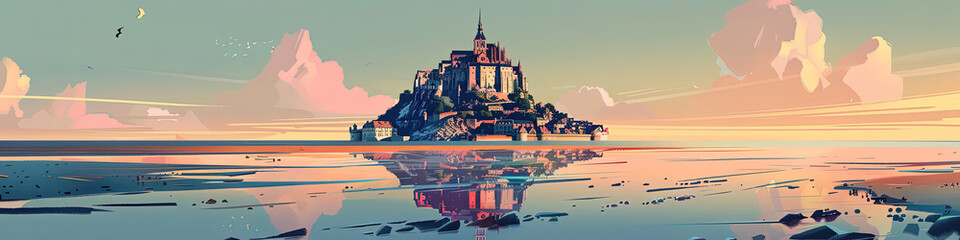 Majestic Mont Saint-Michel - Timeless Tides