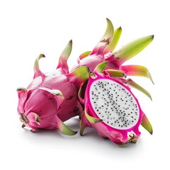 Wall Mural - Dragon fruit isolated on white background  