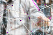 © vegefox.com - Neural network 3D illustration. Big data and cybersecurity - 3d