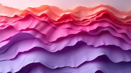 Wall Mural - Abstract layers of pink and purple waves, artistic background. Modern art and design concept Abstract layers of pink and purple waves, artistic background. Modern art and design concept