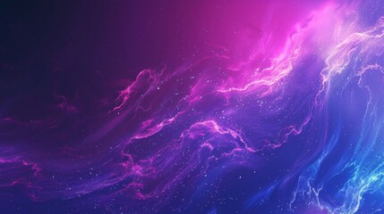 Leinwandbilder - A gradient background transitioning from deep purple to electric blue, creating a futuristic and energetic mood.
