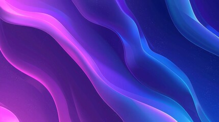 Leinwandbilder - A gradient background transitioning from deep purple to electric blue, creating a futuristic and energetic mood.