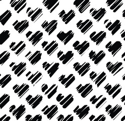 Wall Mural - Abstract graphical seamless pattern. vector illustration
