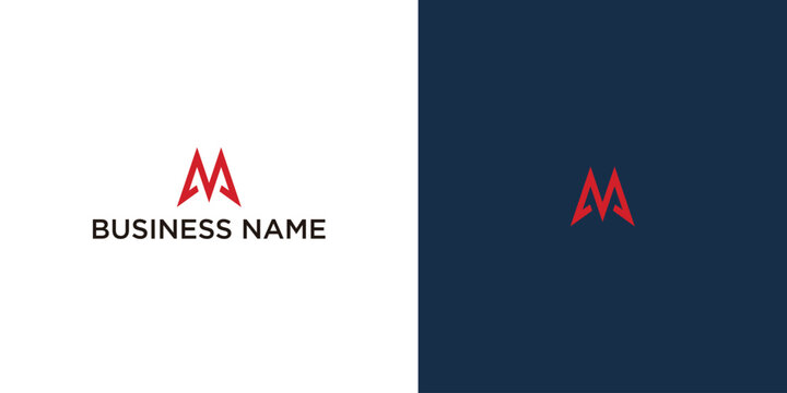 Letter M business creative logo design