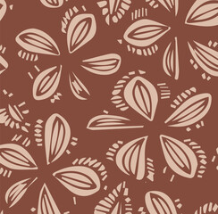 Wall Mural - Abstract graphical seamless pattern. vector illustration