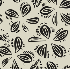 Wall Mural - Abstract graphical seamless pattern. vector illustration