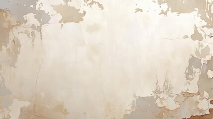 Wall Mural - Old White Wall Texture Creates Abstract Background