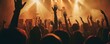 © DJSPIDA FOTO - A concert crowd with hands raised towards the stage, illuminated by warm lighting, creating an electric and dynamic atmosphere
