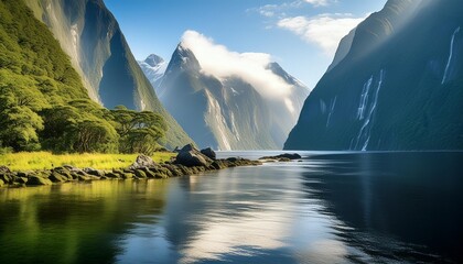 Wall Mural - milford sound