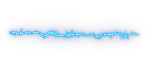 Poster - Plasma strike lightning dynamic on transparent backgrounds 3d illustrations png