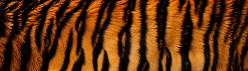 Pattern of tiger skin fur texture stripe