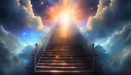 Wall Mural - stairway to heaven