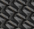 © ADDICTIVE STOCK - Abstract 3D geometric pattern with gold lines
