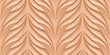 © ADDICTIVE STOCK - Seamless 3D illustration of salmon colored hart flower pattern