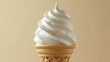 © Nigar - Assortment of Soft Serve Ice Cream ConeDescription: A collection of soft serve ice cream cones featuring smooth, creamy swirls on waffle cones against a pastel background.