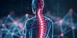 © Anastasiia - Enhancing Nerve Growth through Spinal Cord Implant with Neurotrophic Factors. Concept Neurotrophic Factors, Spinal Cord Implant, Nerve Growth, Neural Regeneration, Neurological Innovation