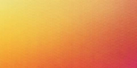 Smooth gradient blend of deep orange, warm yellow, and soft pink with a grainy texture background.