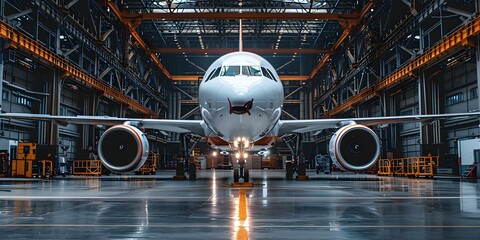 Ensure safe flight operations by conducting hangar aircraft maintenance system checks. Concept Aircraft Safety, Hangar Maintenance, Flight Operations, System Checks, Aircraft Inspection