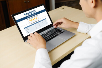 Poster - Customer feedback and review analysis by modish computer software for corporate business