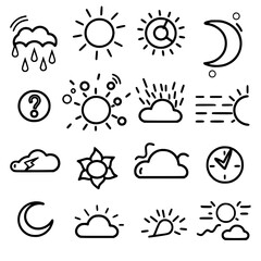 rain icon, storm icon, weather icon, climate icon, meteorology icon, wind icon, snow icon, moon icon