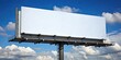 © Sanook - An isolated image of a blank billboard, perfect for adding your own design or message, blank billboard, empty billboard, advertising billboard, blank sign, empty sign