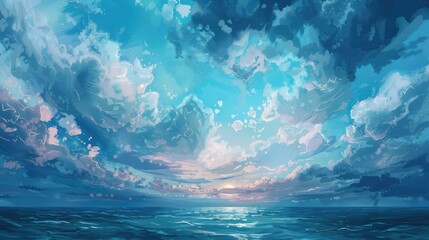 Sky and ocean