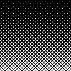 Poster - Abstract diagonal square pattern background design - monochrome vector graphic
