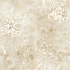 shabby damask seamless pattern with abstract texture light ornament. vintage style ivory elegant bac