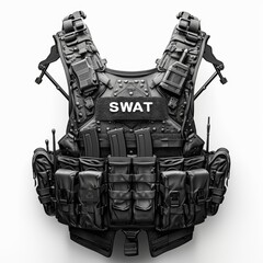 Wall Mural - bullet proof military vest for special police force SWAT tactical team