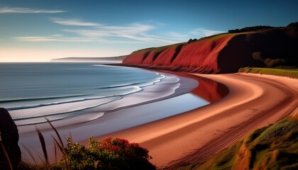 Wall Mural - exmouth beach