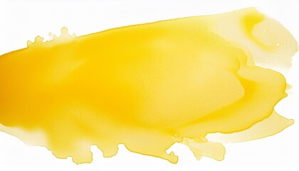 soft yellow watercolor splash stain background