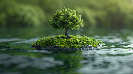 tree in the water