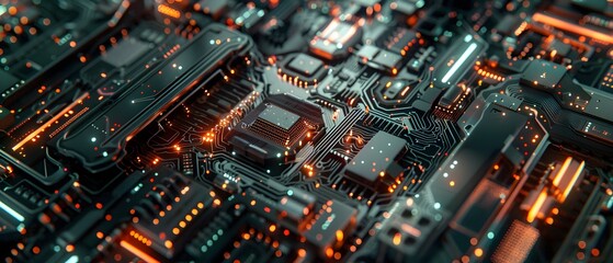 perfect Digital background for tech processe