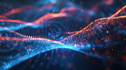 perfect Digital background for tech processe