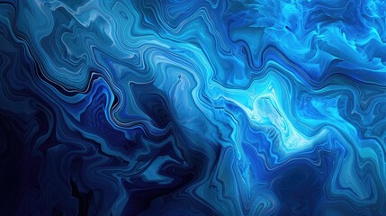 Poster - Abstract background in shades of blue