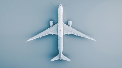 Travel Concept, professional website layout for Air Services Association, focused on ticketing. Aerial view of the aircraft and streamlined navigation menu, modern web aesthetic
